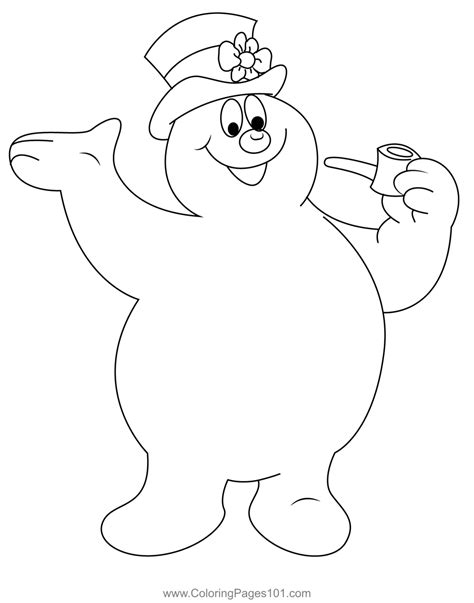Frosty Coloring Pages