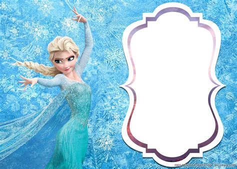 FREE Frozen Party Invitation Template download + Party Ideas and