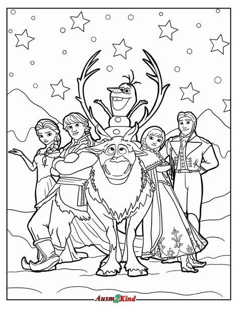 Frozen 2 Anna Ausmalbilder