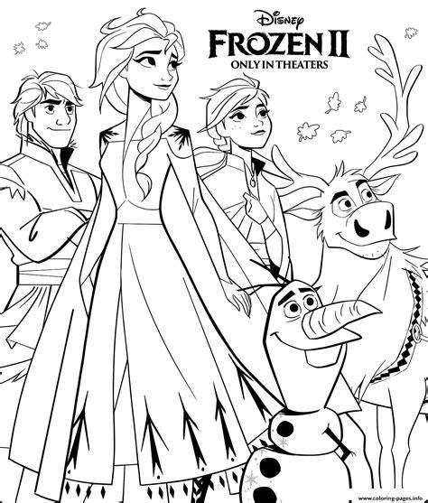 Frozen 2 Coloring Pages For Kids