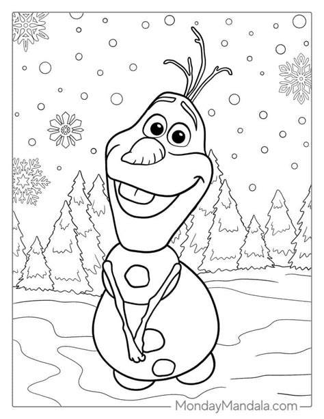 Frozen 2 Coloring Pages Olaf