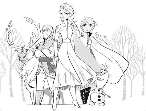 Frozen 2 Coloring Sheets