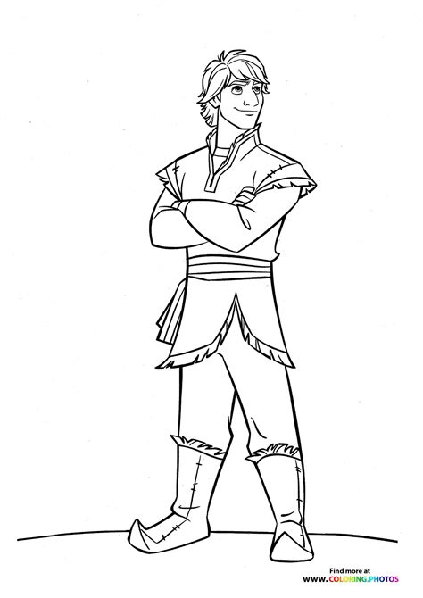 Frozen 2 Kristoff Coloring Pages