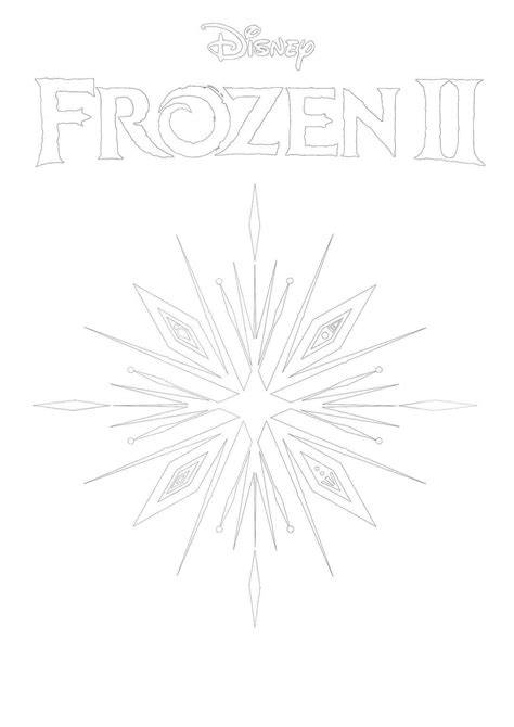 Frozen 2 Snowflake Coloring Pages