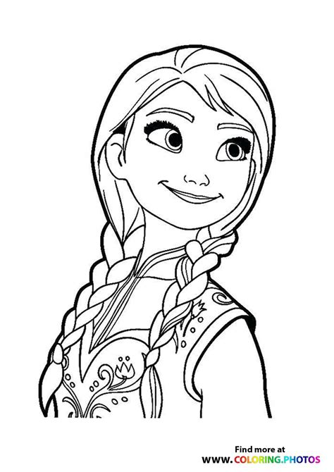Frozen Anna Coloring Pages To Print