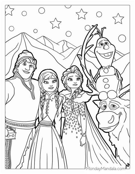 Frozen Color Pages