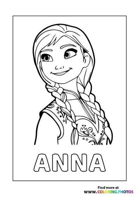 Frozen Coloring Pages Easy