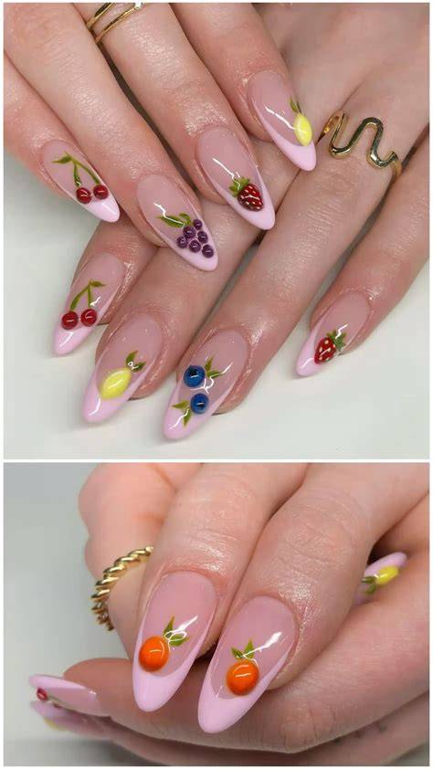 Fruit Acrylic Nails