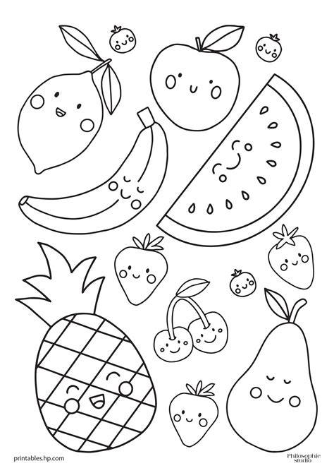 Fruit Color Pages
