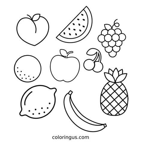 Fruit Coloring Pages