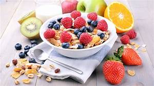 Fruits and Cereal Brunch