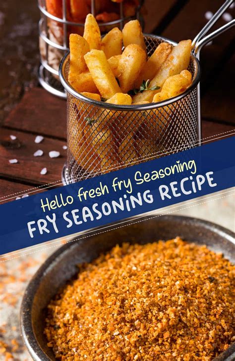 Fry Seasoning Recipe Hellofresh