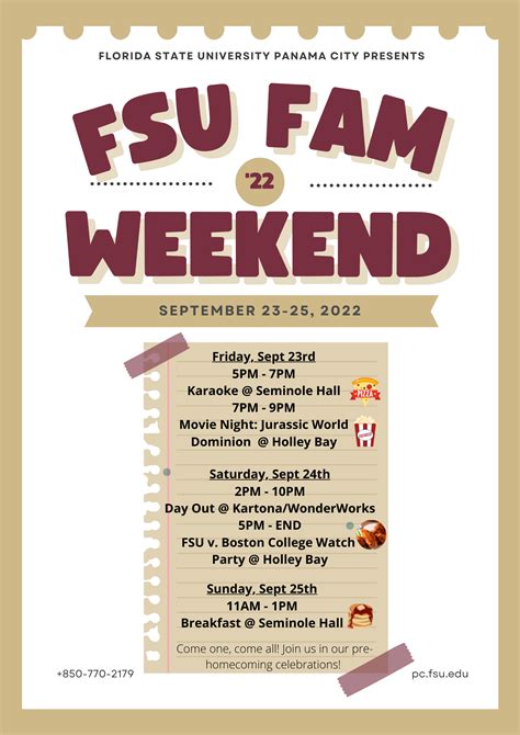 Fsu Parents Weekend 2022: The Ultimate Celebration for Families of Future Trailblazers!