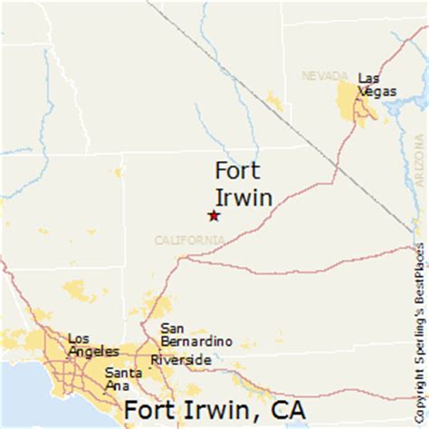Ft Irwin California Map