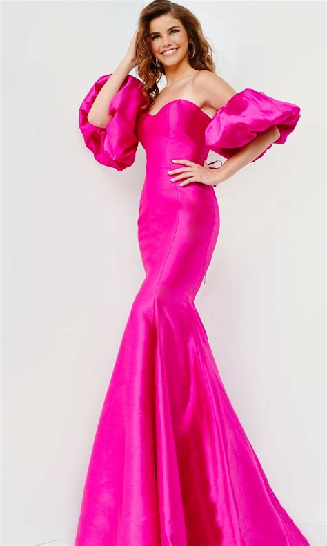 Fuchsia Pink Color Dress