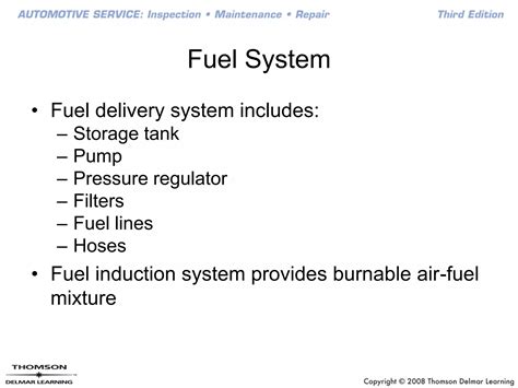 Fuel System Fundamentals
