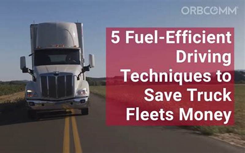 Fuel-Efficient Driving Techniques
