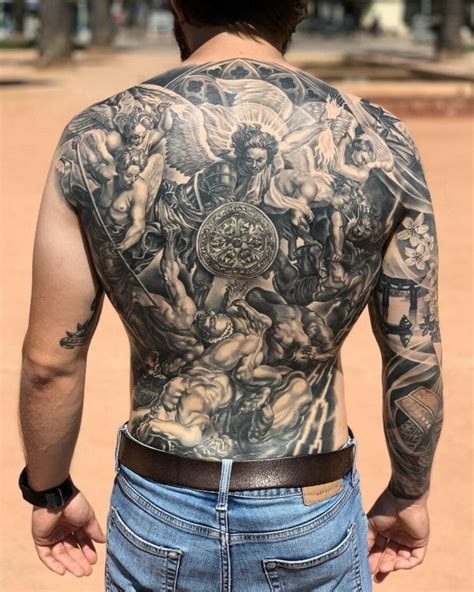 Top 243+ Back Tattoos For Men Masculine Ink Designs