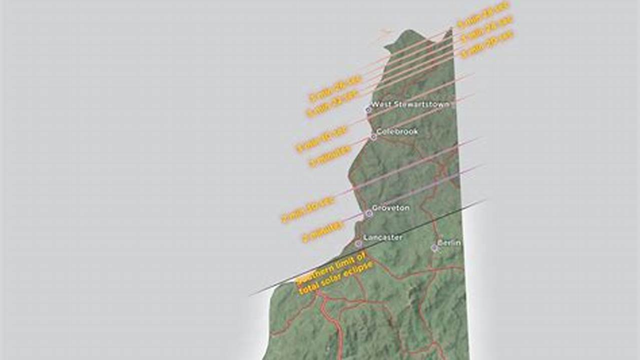 Full Eclipse 2024 Timetable Map