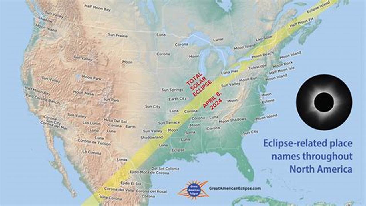 Full Eclipse April 8 2024 Map 2024
