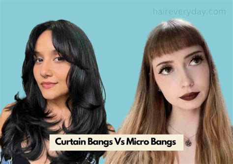 Full Bangs vs. Curtain Bangs