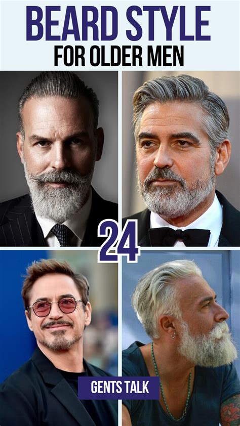Full Beard Styles For Older Guys