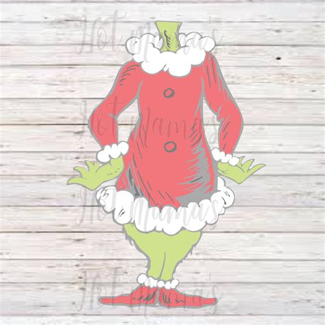 Full Body Grinch Template