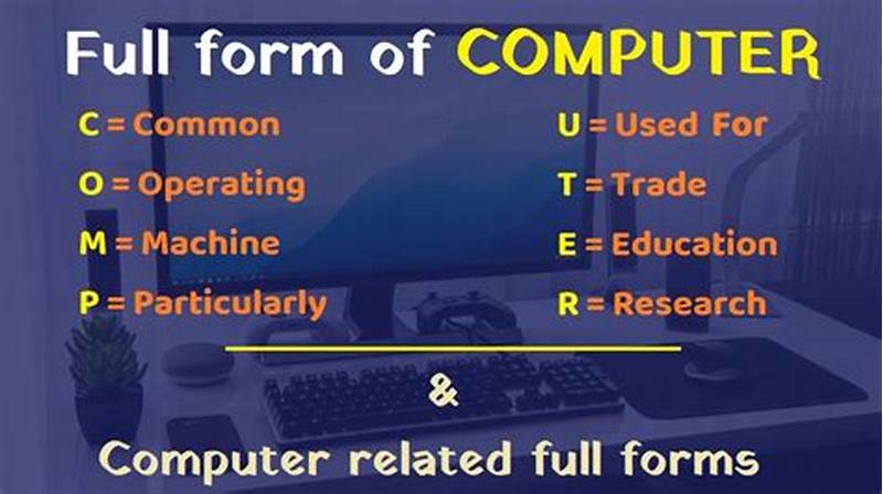 Full Form Of In Computer