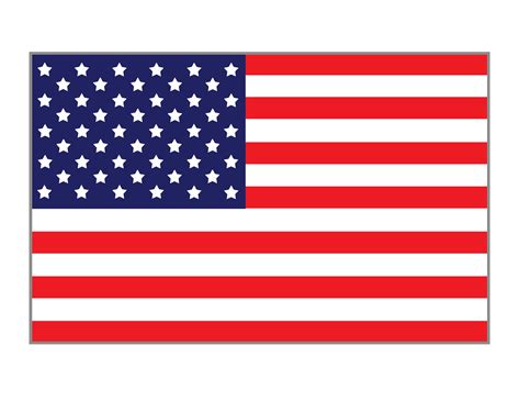 Full Page Free Printable American Flag