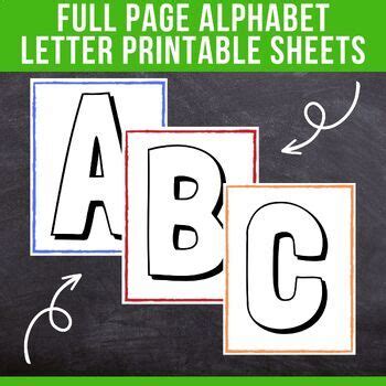 Full Page Letter Printable