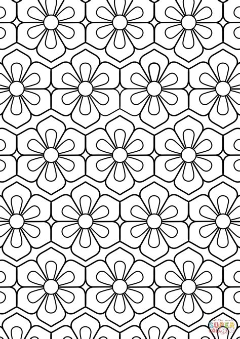 Full Page Pattern Coloring Pages