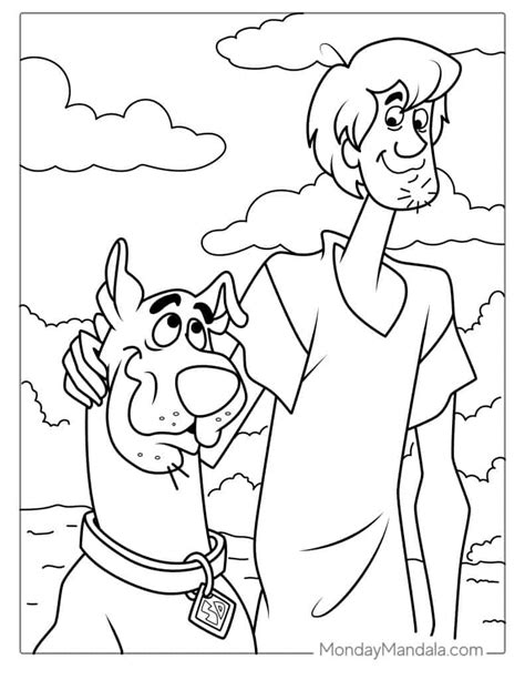 Full Size Scooby Doo Coloring Pages