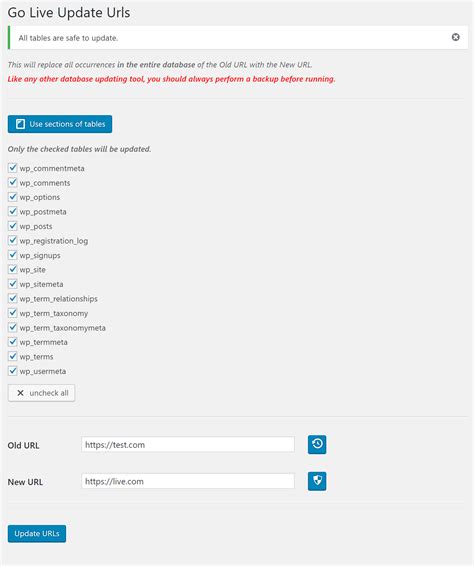 Full URLs will live on