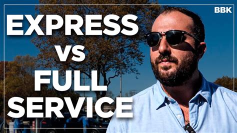 Full-Service vs. Express Car Washes Whats the Difference
