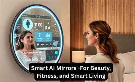 Full-length mirror with smart technology