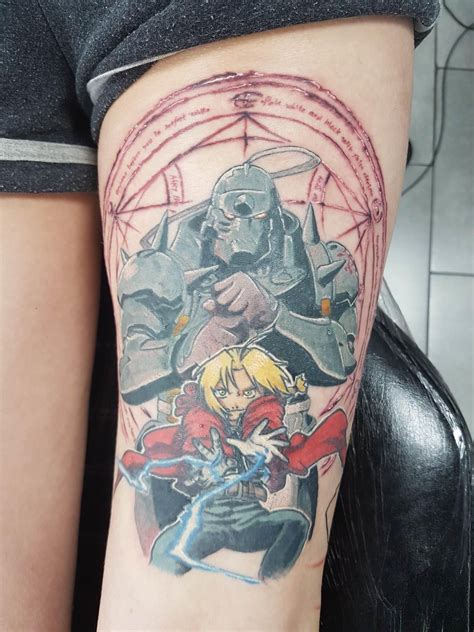 Fullmetal Alchemist tattoo. Finally completed. anime