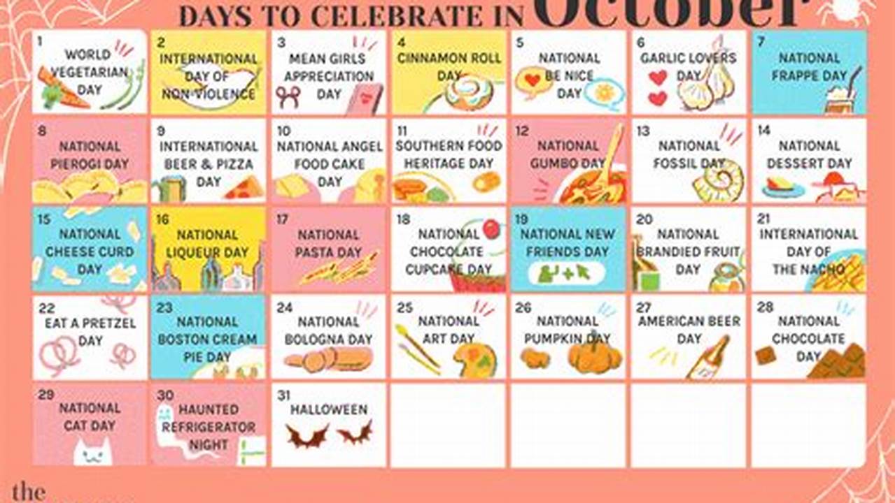 Fun Days In October 2025