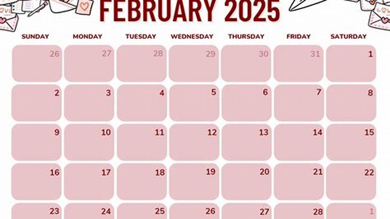 Fun February 2025 Calendar Pdf