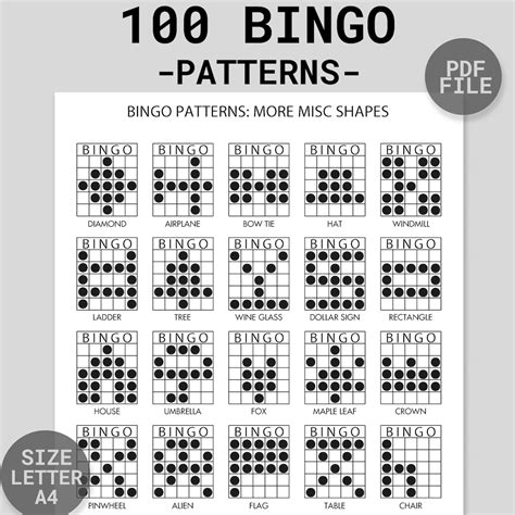 Fun Bingo Patterns