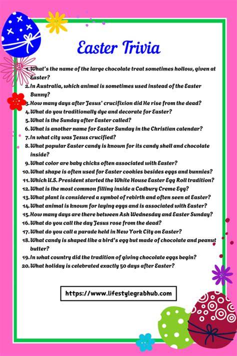 Fun Easter Trivia