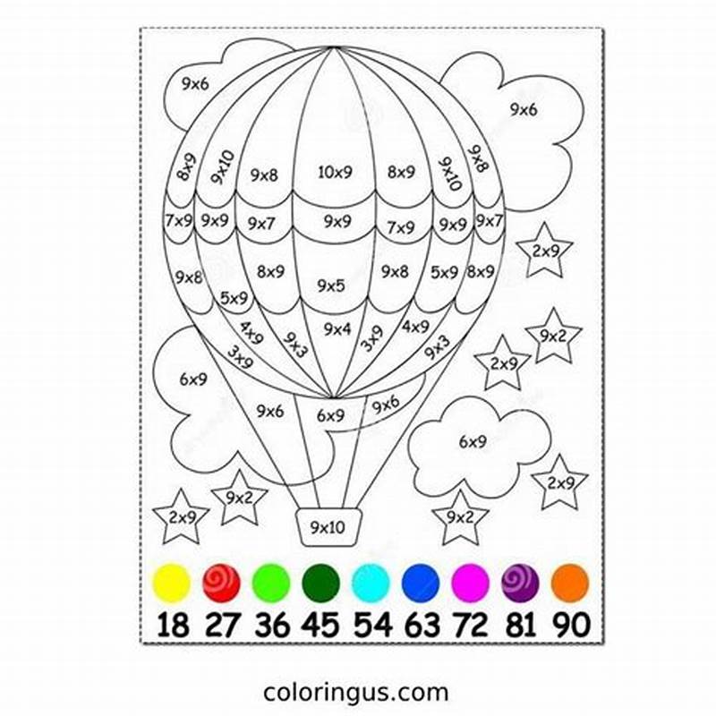 Fun Math Coloring Worksheets