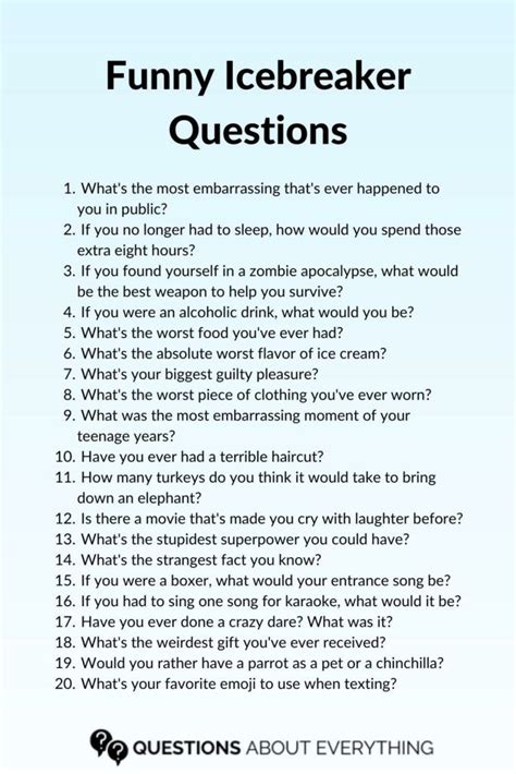 Fun Personality Test Icebreakers