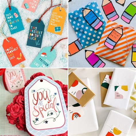 Fun Printable Gift Tags and Banners