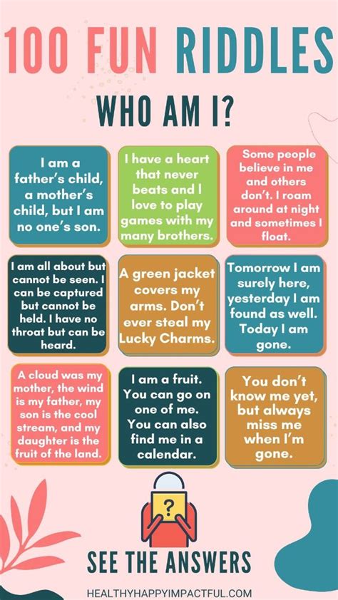 Fun Riddles With Answers For Adults