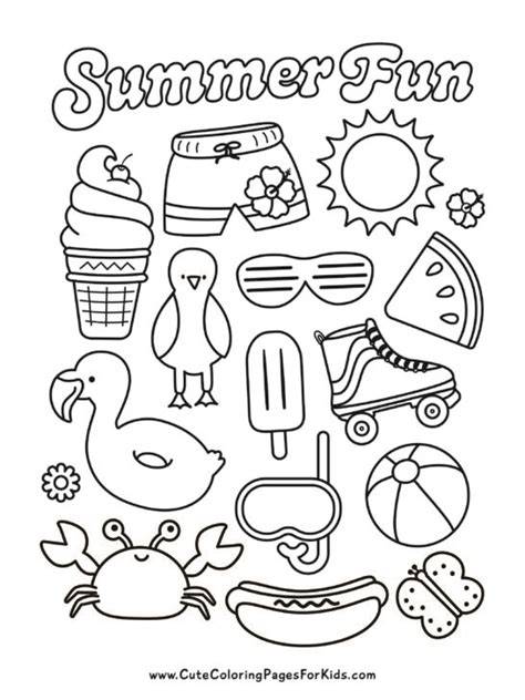 Fun Summer Coloring Pages