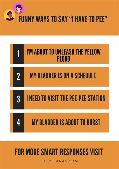 Fun Ways To Pee
