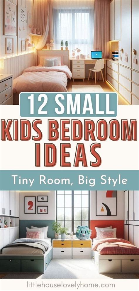 Fun and functional storage in blue bedroom