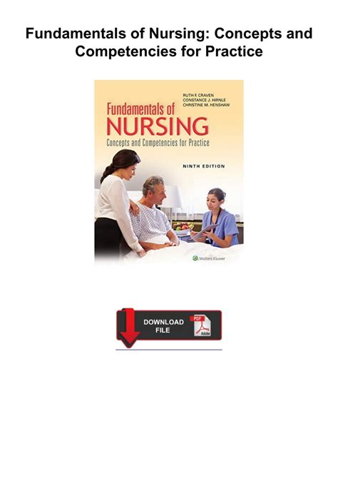 Fundamentals Of Nursing: Concepts And Competencies For Practice Highlights