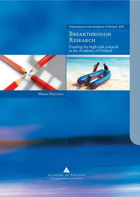 Funding Breakthrough Research