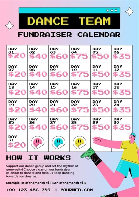 Fundraiser Calendar Ideas